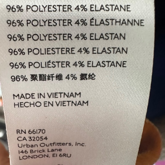 New Urban Outfitters Nellie Velvet Ruched Mini Dress Orange Size Small - Picture 15 of 15